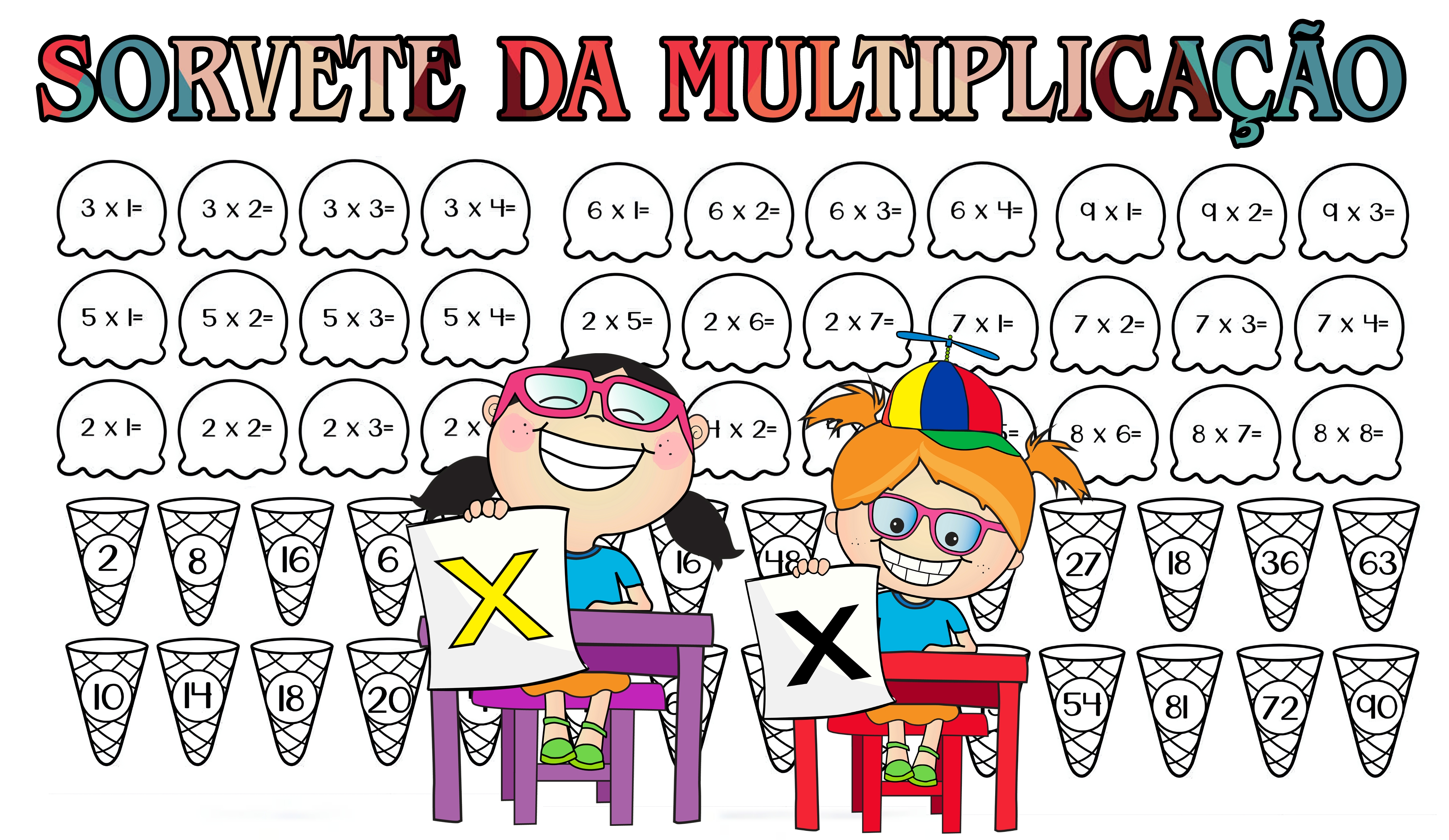 Blog Educação e Transformação: 👍Sorvete da multiplicação